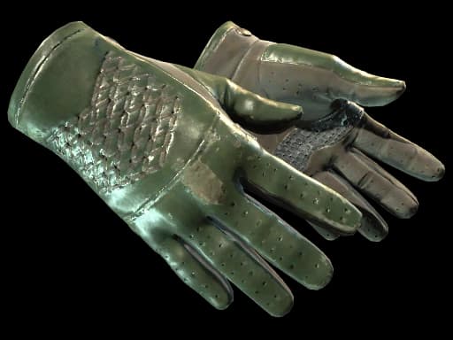 ★ Driver Gloves | Racing Green, Field-Tested