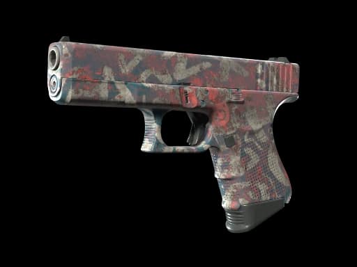 Glock-18 | Teal Graf, Factory New