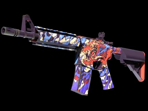 M4A4 | 龍王 (Dragon King), Minimal Wear