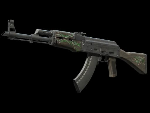 AK-47 | Emerald Pinstripe, Battle-Scarred