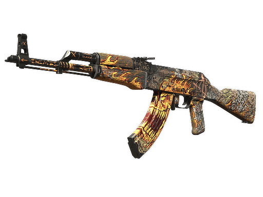 AK-47 | Searing Rage, Well-Worn