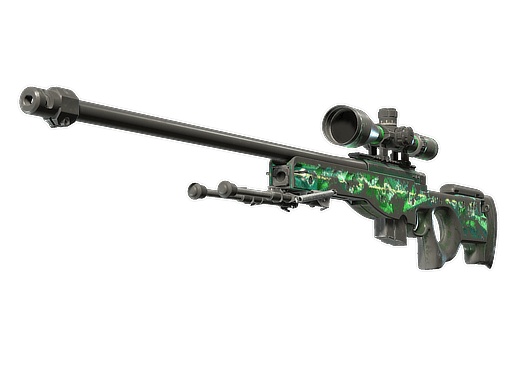 AWP | Green Energy, Battle-Scarred