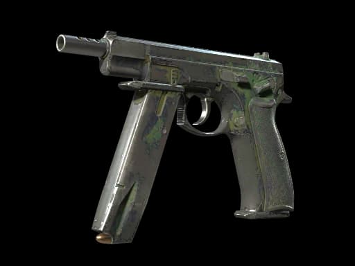 CZ75-Auto | Jungle Dashed, Battle-Scarred