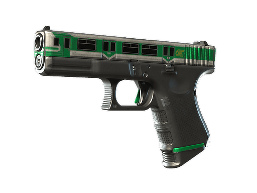Glock-18 | Green Line, Minimal Wear