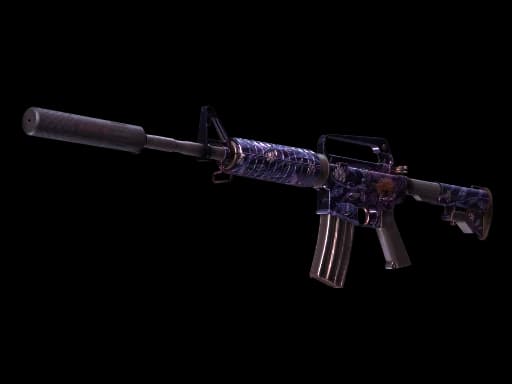 M4A1-S | Black Lotus, Battle-Scarred