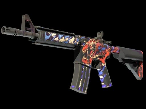 M4A4 | 龍王 (Dragon King), Battle-Scarred