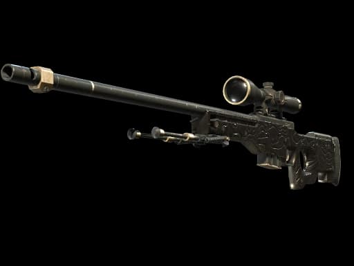 Souvenir AWP | Black Nile, Field-Tested