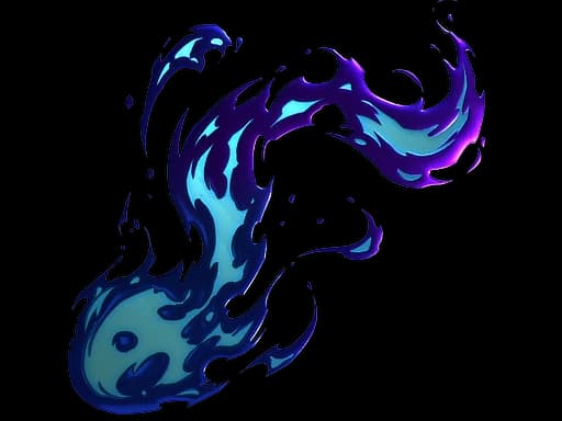 Foil Sticker | Winding Scorch